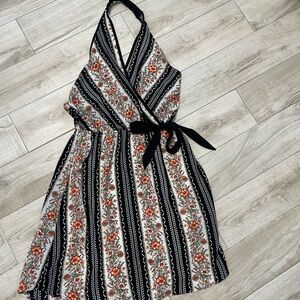 Adorable halter dress is a stand out for sure.
